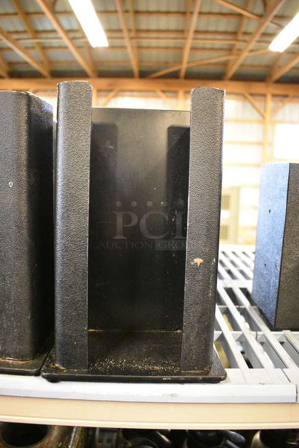 6 Black Poly Countertop Brochure Holders. 6.5x4.5x10. 6 Times Your Bid! - Image 3 of 3