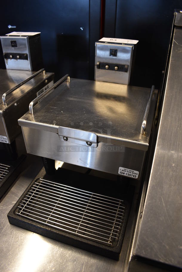 NICE! 2014 Bunn Model 1SH STAND Stainless Steel Commercial Countertop Coffee Server Stand w/ Drip Tray. 120 Volts, 1 Phase. 10x18x11.5. Tested and Working! - Image 3 of 4