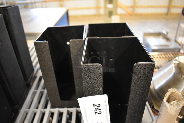 3 Black Poly Countertop Brochure Holders. 4.5x4.5x8. 3 Times Your Bid! - Image 3 of 3
