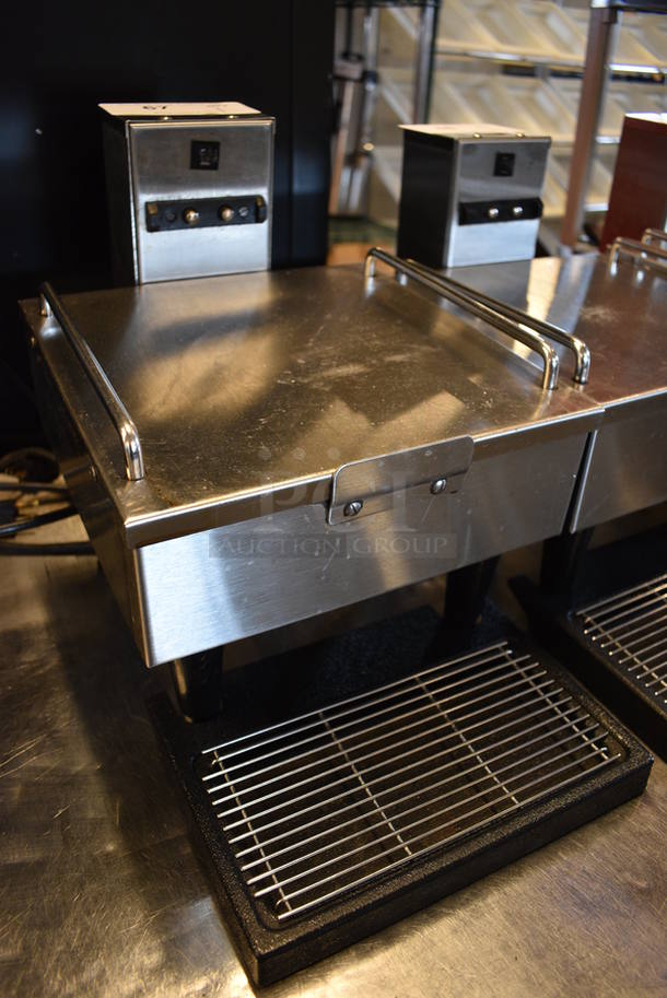 NICE! 2014 Bunn Model 1SH STAND Stainless Steel Commercial Countertop Coffee Server Stand w/ Drip Tray. 120 Volts, 1 Phase. 10x18x11.5. Tested and Working! - Image 2 of 4