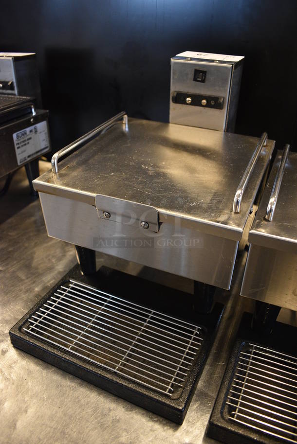 NICE! 2014 Bunn Model 1SH STAND Stainless Steel Commercial Countertop Coffee Server Stand w/ Drip Tray. 120 Volts, 1 Phase. 10x18x11.5. Tested and Working! - Image 3 of 4