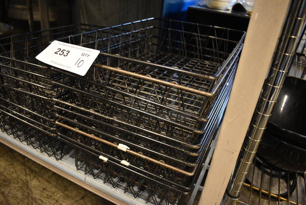 10 Chrome Finish Metal Baskets. 12x18x4. 10 Times Your Bid! - Image 3 of 3