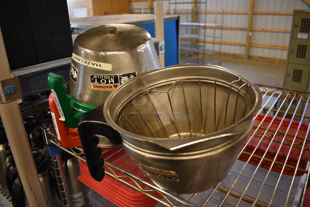 3 Metal Brew Baskets. 8.5x10x5.5. 3 Times Your Bid!