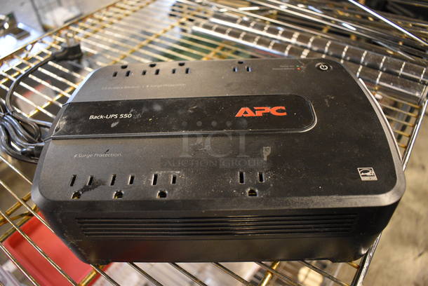 APC Back UPS 550 Uninterruptible Power Supply. 10.5x7x3.5