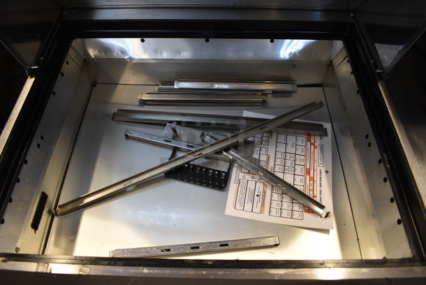 SWEET! 2016 True Model TSSU-27-12M-C-HC Stainless Steel Commercial Sandwich Salad Bain Marie Mega Top w/ Cutting Board on Commercial Casters. 115 Volts, 1 Phase. 27.5x34x45. Tested and Working! - Image 4 of 6