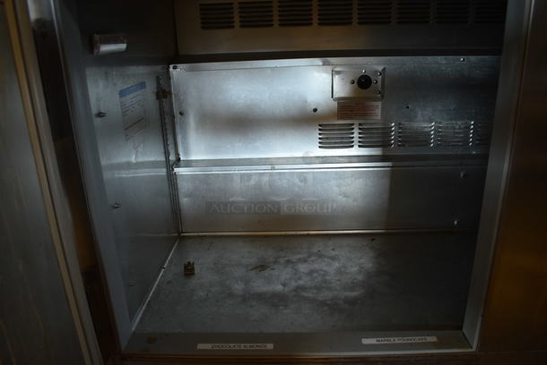 GREAT! Beverage Air Stainless Steel Commercial 2 Door Work Top Cooler on Commercial Casters. 115 Volts, 1 Phase. 60x29x36. Tested and Working! - Image 3 of 5