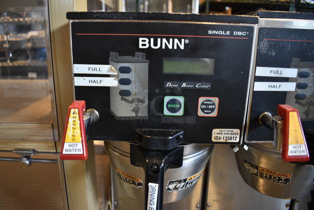 NICE! 2014 Bunn Model SINGLE SH DBC Stainless Steel Commercial Countertop Coffee Machine w/ Hot Water Dispenser, Bunn Coffee Server and Metal Brew Basket. 120/240 Volts, 1 Phase. 9.5x22x36. Unit Was Working When Removed - Image 4 of 5