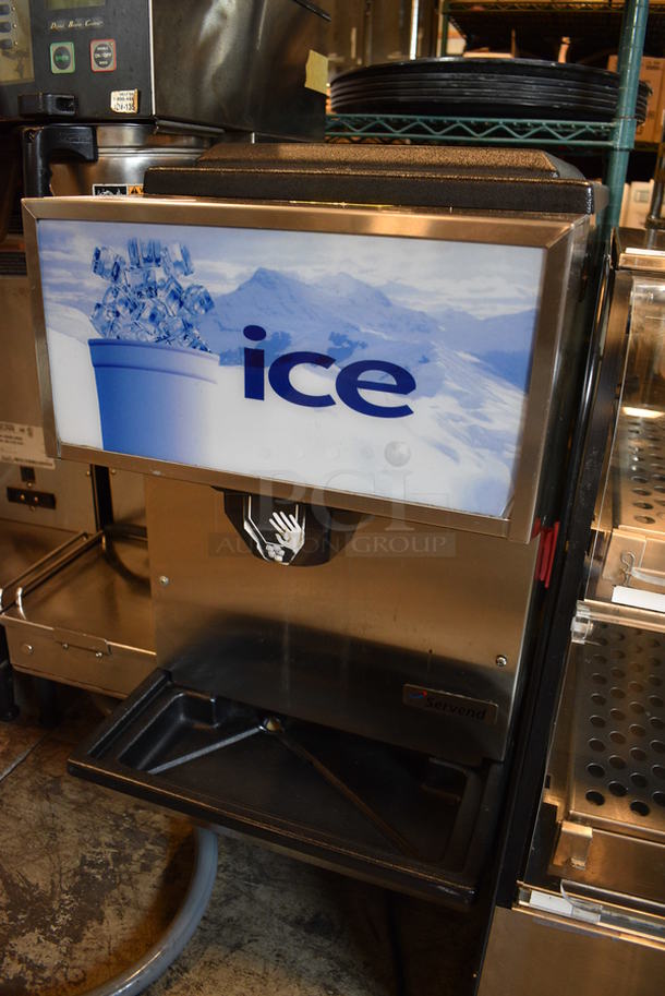 SWEET! Manitowoc SerVend Model M-40 Stainless Steel Commercial Countertop Ice Machine and Dispenser. 115 Volts, 1 Phase. 15x28x29. Unit Was Working When Removed - Image 2 of 8
