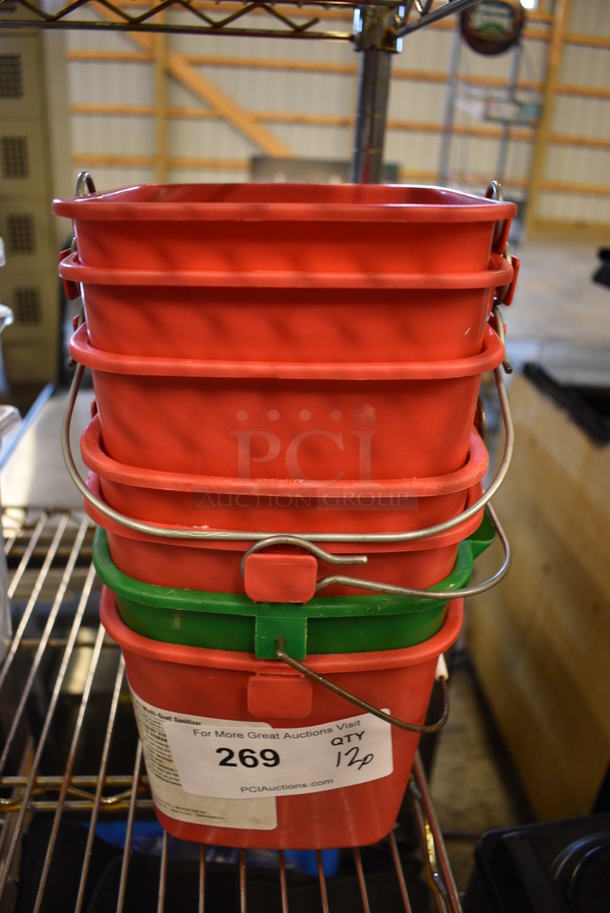 12 Poly Bins. 6.5x6.5x6. 12 Times Your Bid! - Image 1 of 2