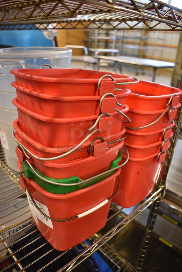 12 Poly Bins. 6.5x6.5x6. 12 Times Your Bid! - Image 2 of 2