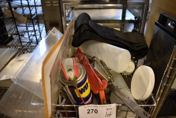 ALL ONE MONEY! Lot of Various Items Including Wasabi Powder and Poly Condiment Bottles! - Image 2 of 3