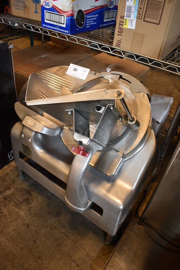 AMAZING! Berkel Model 919 Stainless Steel Commercial Countertop Meat Slicer w/ Blade Sharpener. 115 Volts, 1 Phase. 26x19x27. Tested and Working! - Image 2 of 8