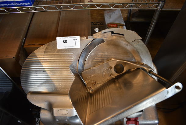 AMAZING! Berkel Model 919 Stainless Steel Commercial Countertop Meat Slicer w/ Blade Sharpener. 115 Volts, 1 Phase. 26x19x27. Tested and Working! - Image 4 of 8