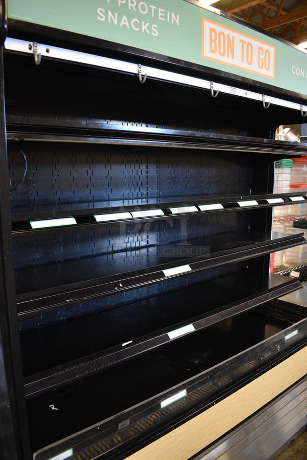 GREAT! Structural Oasis Model B62EW Stainless Steel Commercial Open Grab N Go Merchandiser w/ Metal Shelves on Commercial Casters. Missing Right Side Glass Pane. 115/230 Volts, 1 Phase. 66x25x83. Unit Was Working When Removed - Image 3 of 6