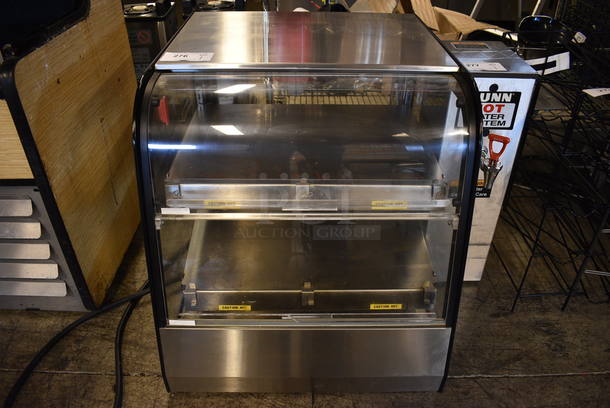 NICE! Stainless Steel Commercial Countertop Warming Merchandiser. 24x29x25.5. Tested and Working!