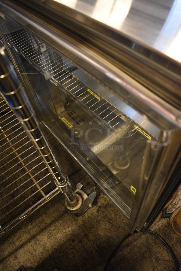 NICE! Stainless Steel Commercial Countertop Warming Merchandiser. 24x29x25.5. Tested and Working! - Image 5 of 5