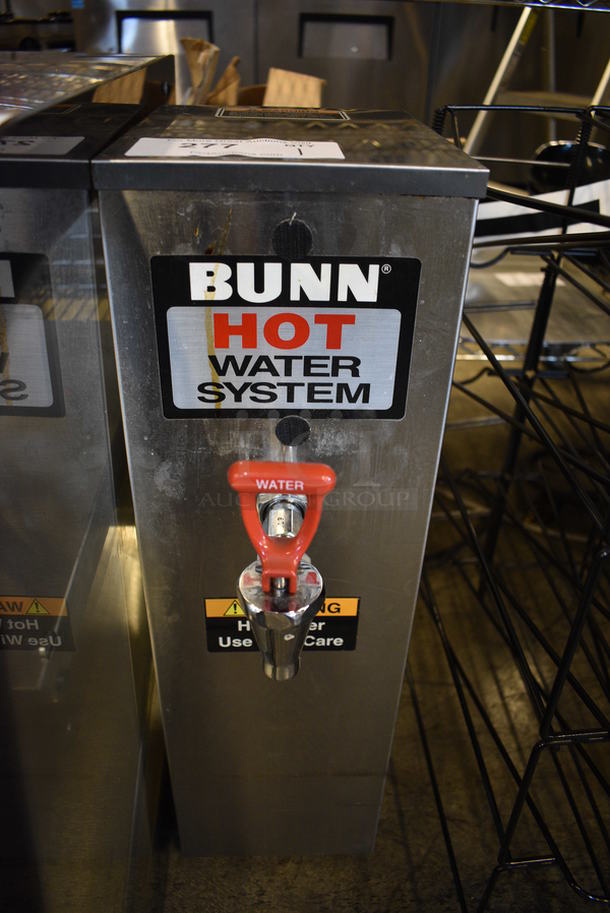 NICE! 2010 Bunn Model HW2 Stainless Steel Commercial Countertop Hot Water Dispenser. 120 Volts, 1 Phase. 7x13x24