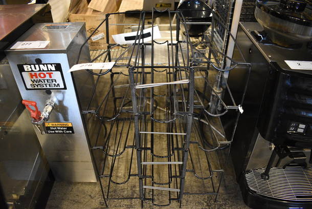 3 Black Metal Racks. 6x19x24. 3 Times Your Bid! - Image 1 of 3