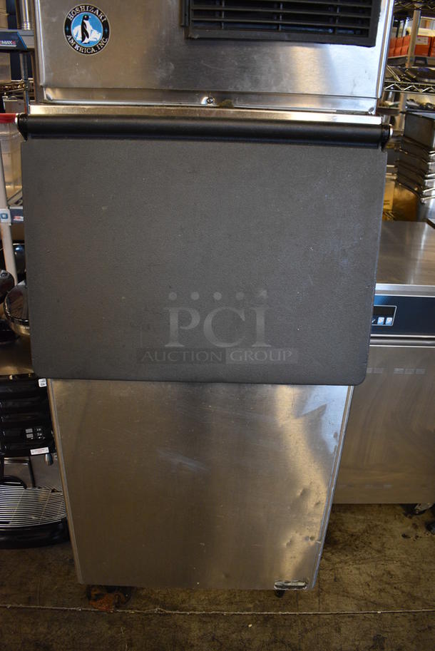 GORGEOUS! 2012 Hoshizaki Model KM-515MAH Stainless Steel Commercial Ice Machine Head on Stainless Steel Commercial Ice Bin. 115-120 Volts, 1 Phase. 22.5x33x77. Unit Was Working When Removed - Image 5 of 7
