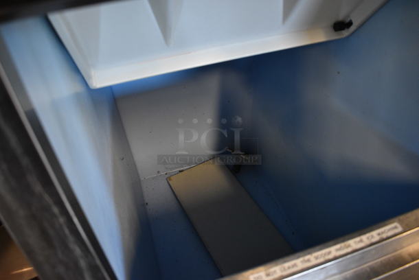 GORGEOUS! 2012 Hoshizaki Model KM-515MAH Stainless Steel Commercial Ice Machine Head on Stainless Steel Commercial Ice Bin. 115-120 Volts, 1 Phase. 22.5x33x77. Unit Was Working When Removed - Image 6 of 7