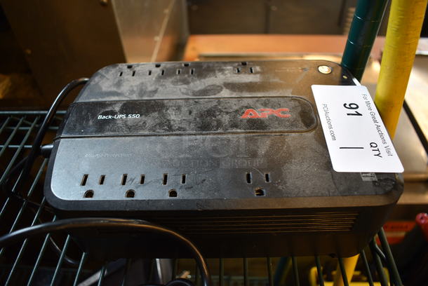 APC Back UPS 550 Uninterruptible Power Supply. 10.5x7x3.5 - Image 1 of 3