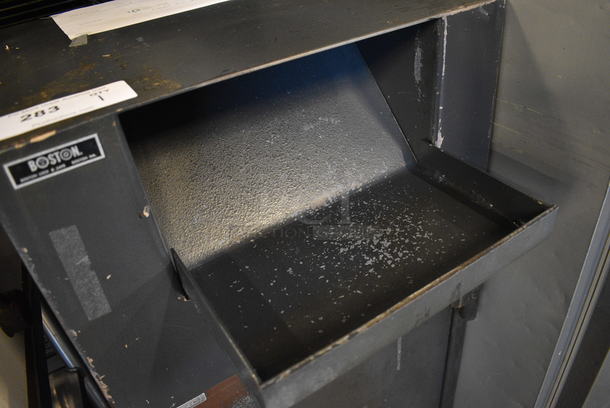Boston Black Metal Single Compartment Drop Safe. Comes w/ Combination! Does Not Come w/ Key for Inner Compartment. 20x21x40 - Image 4 of 10
