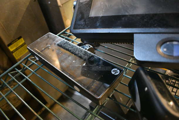 HP 15" POS System Monitor on Mount w/ Barcode Scanner - Image 3 of 6