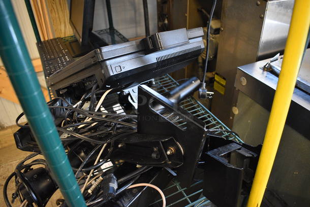 HP 15" POS System Monitor on Mount w/ Barcode Scanner - Image 6 of 6