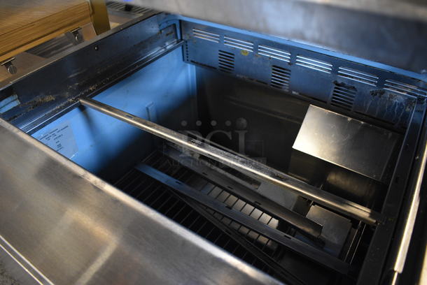 WOW! 2014 Delfield Model 4472N-30M-M479 Stainless Steel Commercial Prep Table w/ 3 Lids and 3 Doors on Commercial Casters. 115 Volts, 1 Phase. 72x32x36. Tested and Working! - Image 6 of 12