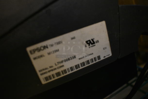 HP Model TPC-W008 15" Computer Monitor w/ Epson Model M129M Receipt Printer, Cash Drawer and Keyboard. - Image 4 of 5
