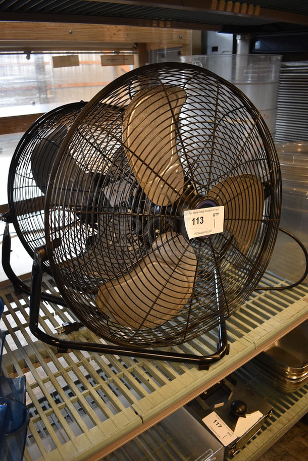 Firtana-20x Model SAFF-20 Black Metal Fan. 120 Volts, 1 Phase. 23x9x23 - Image 2 of 4