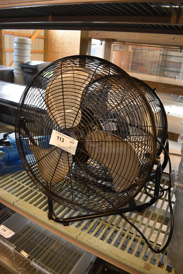 Firtana-20x Model SAFF-20 Black Metal Fan. 120 Volts, 1 Phase. 23x9x23 - Image 3 of 4