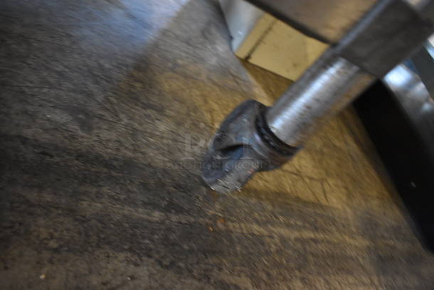 Stainless Steel Table w/ Metal Undershelf on Commercial Casters. 48x30x35 - Image 5 of 5