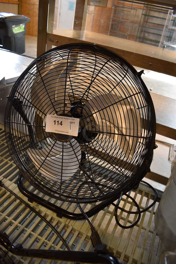 HomeBasix Model CZHV18B Black Metal Fan. 120 Volts, 1 Phase. 20x9x21 - Image 2 of 3