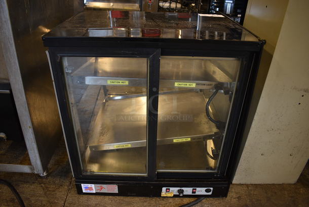 NICE! Stainless Steel Commercial Countertop Warming Merchandiser. Missing Right Side Glass Pane. 24x29x25.5. Tested and Working! - Image 4 of 6