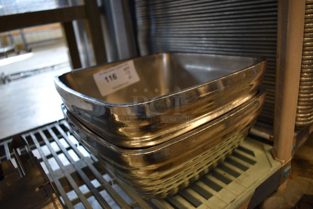 2 Metal Bowls. 12x12x6. 2 Times Your Bid! - Image 3 of 3