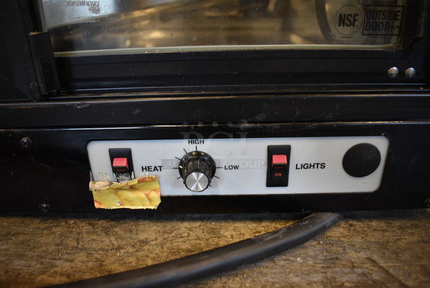 NICE! Stainless Steel Commercial Countertop Warming Merchandiser. Missing Right Side Glass Pane. 24x29x25.5. Tested and Working! - Image 5 of 6