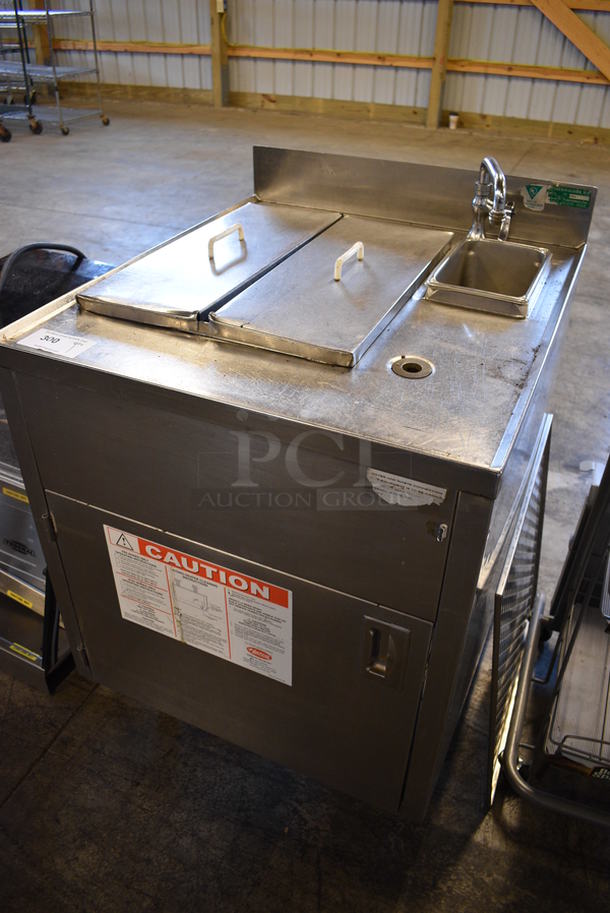 NICE! Stainless Steel Commercial Rethermalizer w/ Hatco Water Booster Heater. 27x30x38 - Image 2 of 7
