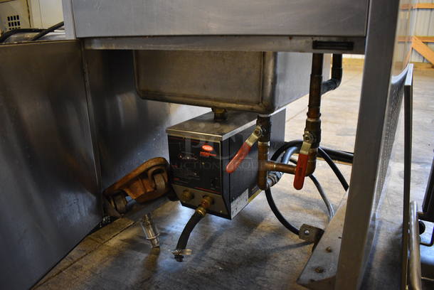 NICE! Stainless Steel Commercial Rethermalizer w/ Hatco Water Booster Heater. 27x30x38 - Image 6 of 7