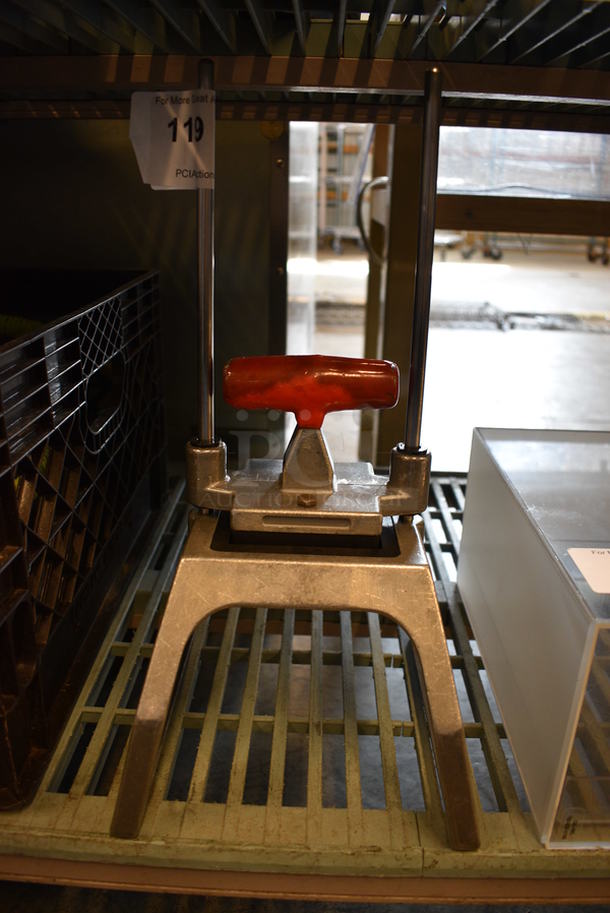 Metal Commercial Countertop Vegetable Cutter. 8.5x9x17 - Image 1 of 4