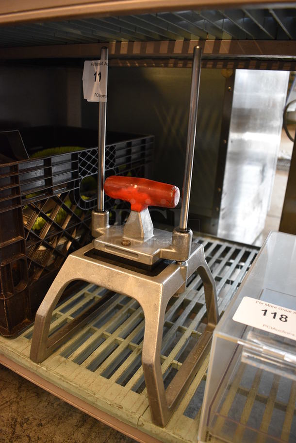 Metal Commercial Countertop Vegetable Cutter. 8.5x9x17 - Image 2 of 4