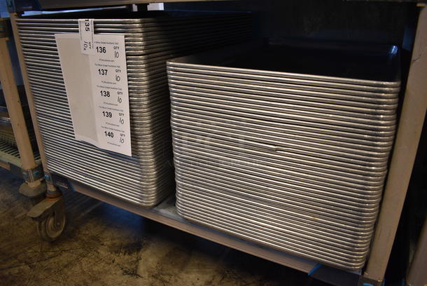 10 Metal Full Size Baking Pans. 18x26x1. 10 Times Your Bid! - Image 4 of 5