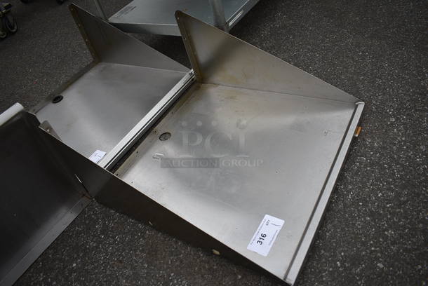 Stainless Steel Shelf. 24x24x12 - Image 2 of 4