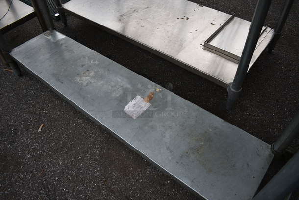 Stainless Steel Table w/ Metal Undershelf. 60x18x35 - Image 3 of 3
