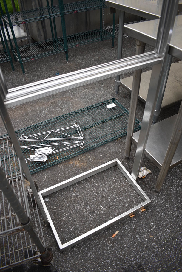 Chrome Finish Sign Frame. 25x15x63 - Image 3 of 3