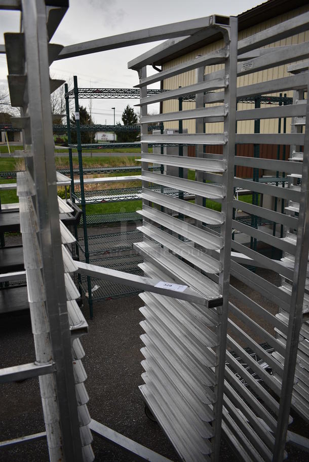 Metal Commercial Pan Transport Rack on Commercial Casters. 20.5x26x69.5 - Image 2 of 3