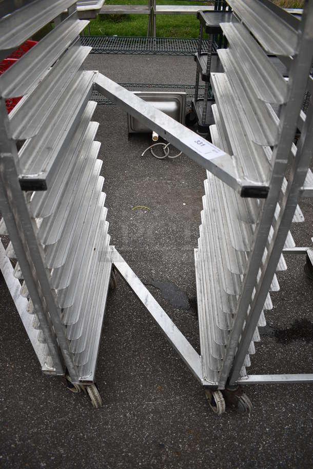 Metal Commercial Pan Transport Rack on Commercial Casters. 20.5x26x69.5 - Image 3 of 3