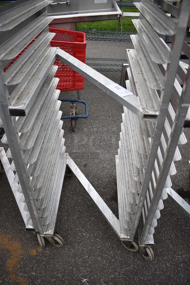 Metal Commercial Pan Transport Rack on Commercial Casters. 20.5x26x69.5 - Image 3 of 3