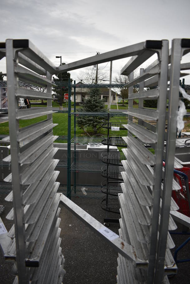 Metal Commercial Pan Transport Rack on Commercial Casters. 20.5x26x69.5 - Image 2 of 3