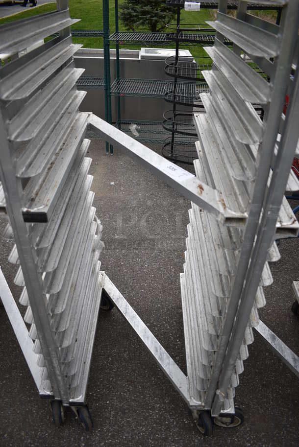 Metal Commercial Pan Transport Rack on Commercial Casters. 20.5x26x69.5 - Image 3 of 3